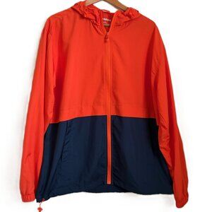 Joe Fresh Men’s Windbreaker Orange and Blue — Size M